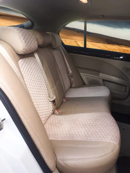 Skoda SuperB Kapitone Taytüyü Özel Dikim Koltuk Kılıfı - 3