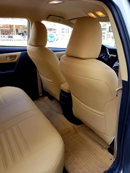 Toyota Corolla Maldive Deri&Maldive Deri Özel Dİkim Koltuk Kılıfı - Resim 2