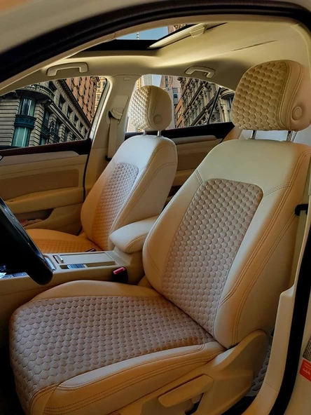 Passat CC Kapitone Taytüyü&Ultrasoft Deri Özel Dikim Koltuk Kılı - Resim 5