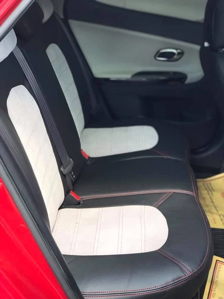 Kia Ceed Ortalar Taytüyü,Kenarlar Maldive Deri Özel Dikim Kılıf - 6