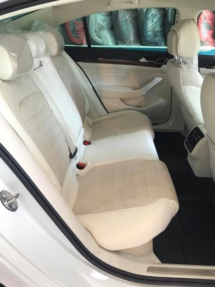 VW Passat B8 Özel Dikim Koltuk Kılıfı / Tay Tüyü - Deri ürün görseli 1
