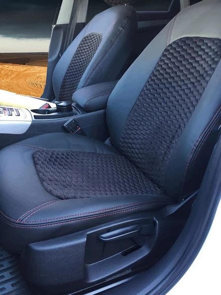 Audi A4 Kapitone Taytüyü Özel Dikim Koltuk Kılıfı - 1