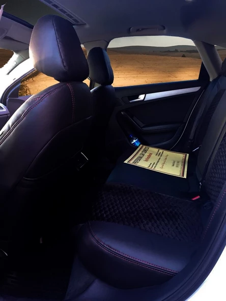 Audi A4 Kapitone Taytüyü Özel Dikim Koltuk Kılıfı - 4