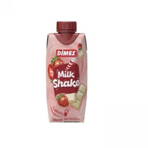 Dimes Milkshake Çilek Vanilya 310 Ml - 1