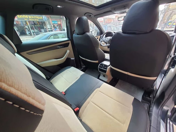Skoda Karoq Araca Özel Koltuk Kılıfı - 3