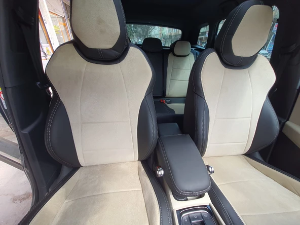 Skoda Karoq Araca Özel Koltuk Kılıfı - 2