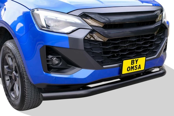 OMSA Isuzu D-Max Texas Ön Alt Koruma Çap:76 Siyah 2020-2024 Arası - 3