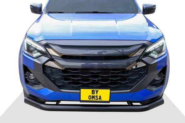 OMSA Isuzu D-Max Texas Ön Alt Koruma Çap:76 Siyah 2020-2024 Arası - 2