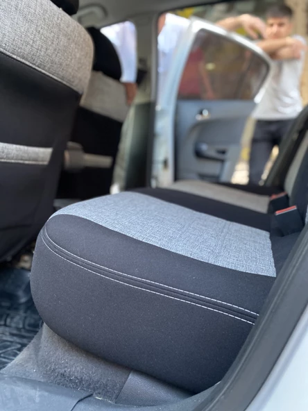 Opel Astra H Kasa Araca Özel Koltuk Kılıfı - Resim 6