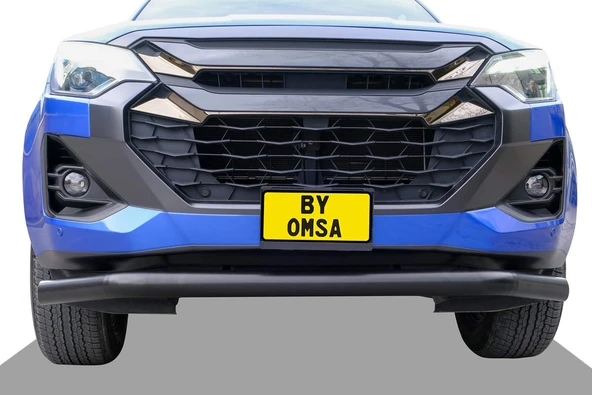 OMSA Isuzu D-Max Texas Ön Alt Koruma Çap:76 Siyah 2020-2024 Arası - 5
