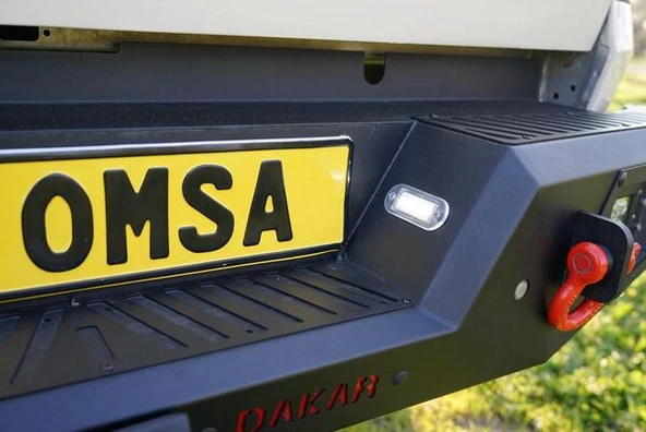 OMSA Mitsubishi L200 Dakar V2 Çelik Arka Tampon Ledli Sensörlü-Sensörsüz 2020-2024 Arası - 10