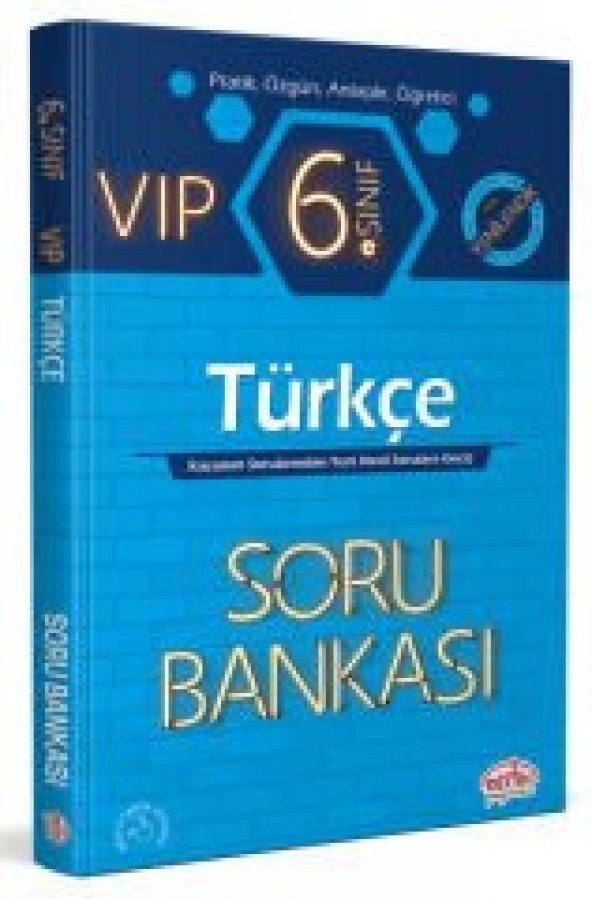 6. Sınıf Vıp Türkçe Soru Bankası   - Editör Yayınevi