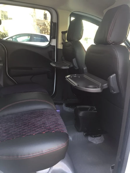 Ford Courier Orta Kanallı Nubuk-Kenarlar Maldive Deri - 3