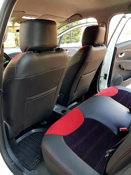 Clio 4 İcon Özel Dikim Koltuk Kılıfı - 5