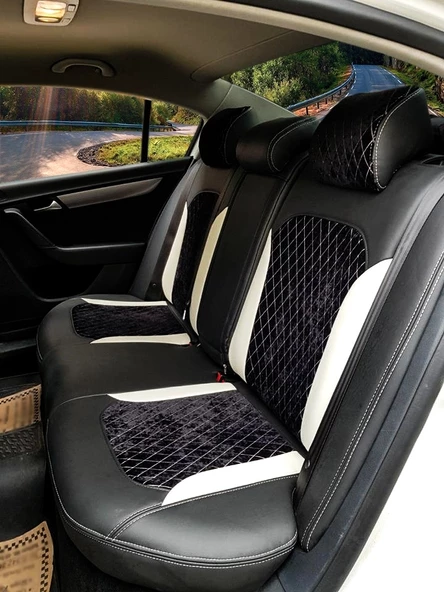 VW Passat B7 Kasa Desenli Nubuk Özel Dikim Koltuk Kılıfı