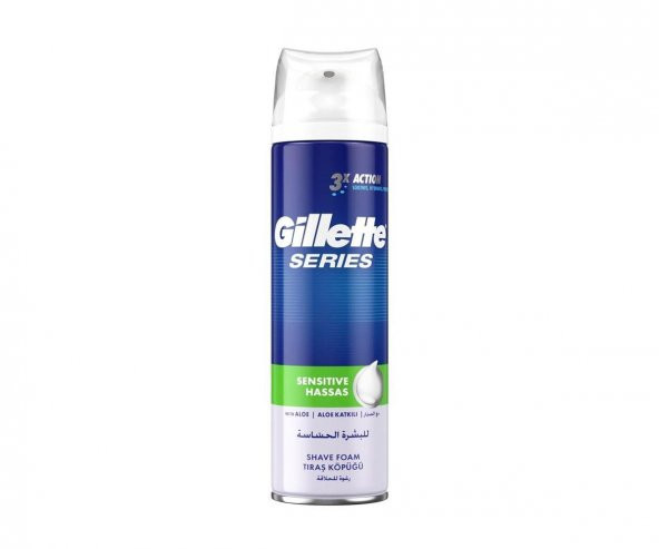 Gillette Series Hassas 250 ml Tıraş Köpüğü