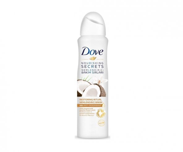 Dove Hindistan Cevizi Kadın Sprey Deodorant 150 Ml