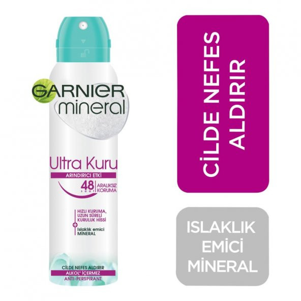 Garnier Mineral Ultra Kuru Sprey Deodorant