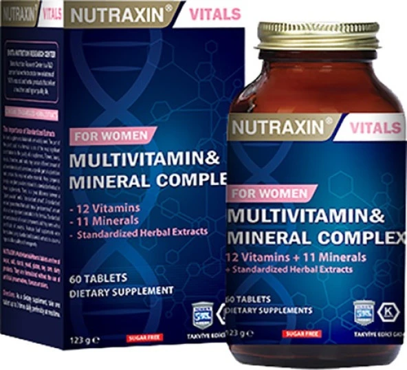Nutraxin Womens  Multivitamin Mineral Complex 60 Tablet