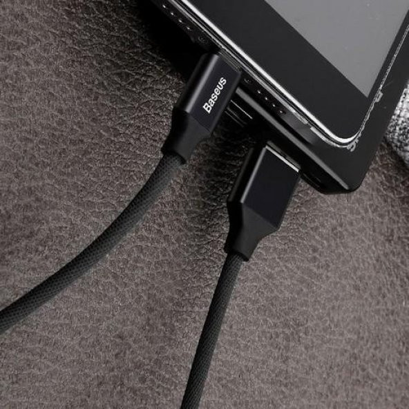 Baseus Yiven Serisi CAMYW-A01 Android Micro Usb Şarj 1 Metre Data Şarj Kablosu - 2