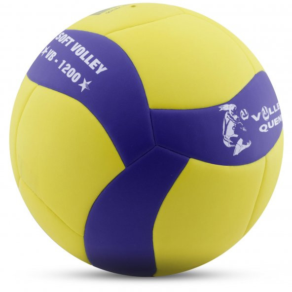 Voleybol Topu SuperSoft Yapıştırma Soft Touch Yumuşak Yüzey 18 Panel 5 Numara - 3