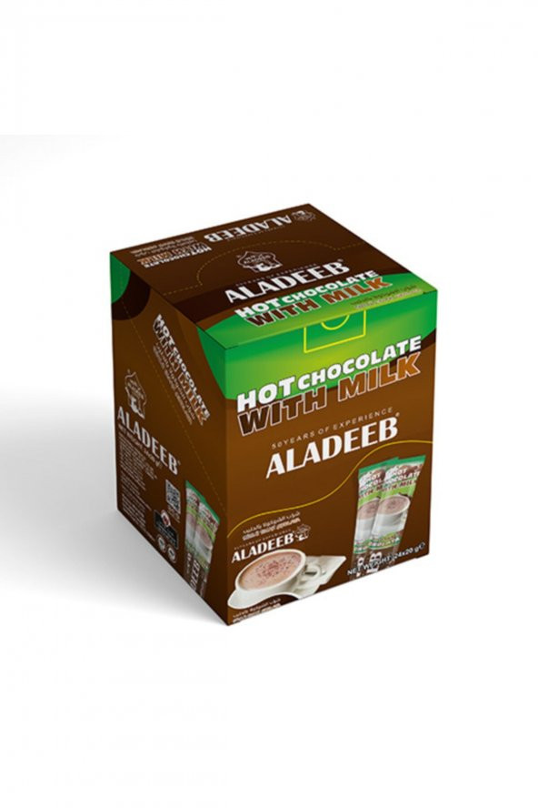 ALADEEB Sütlü Sıcak Çikolata İçecek Tozu 24li X 20g - 2