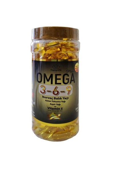 Naturlife Omega 3-6-9 Norveç Balık Yağı 1300 Mg 200 Softjel ürün görseli