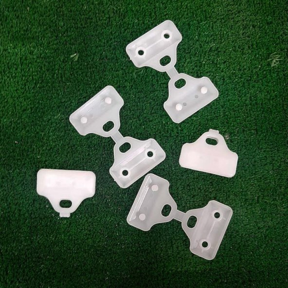 50 ADET SERA PERDE VE TÜL TUTTURUCU KLİPS GÖLGELEME KLİPSİ SABİTLEME KLİPSİ - Resim 3