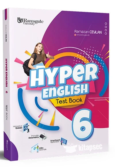 6. Sınıf Hyper English Test Book Hiper Zeka Yayınları