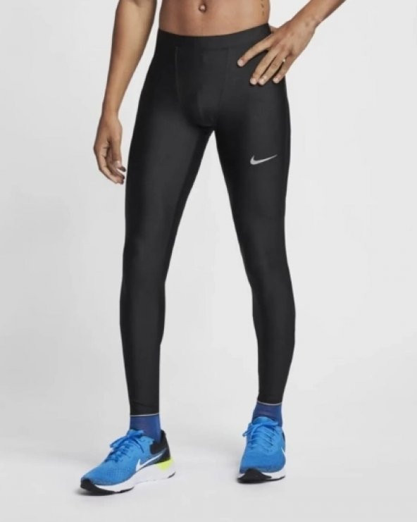 Nike Power Running Erkek Siyah Tayt