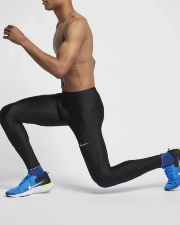 Nike Power Running Erkek Siyah Tayt - 3