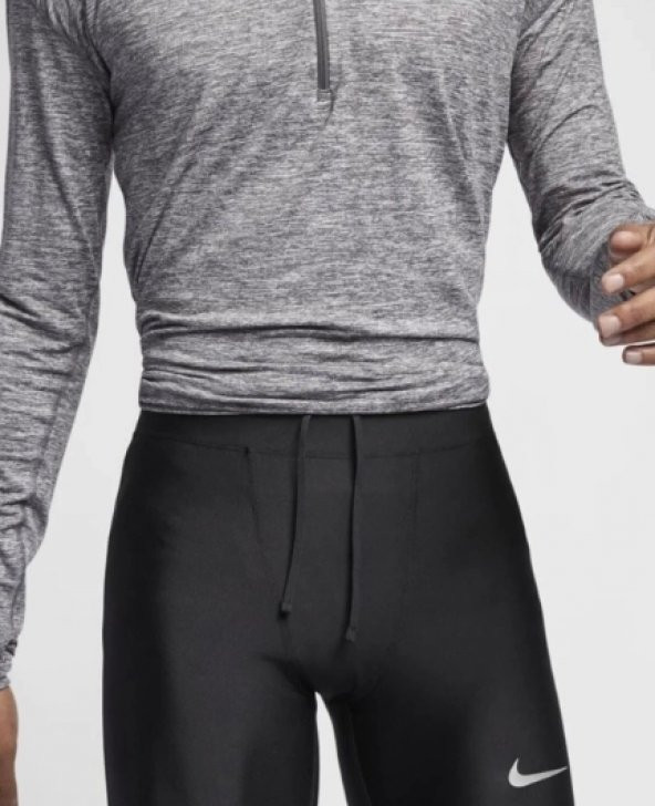 Nike Power Running Erkek Siyah Tayt - 4