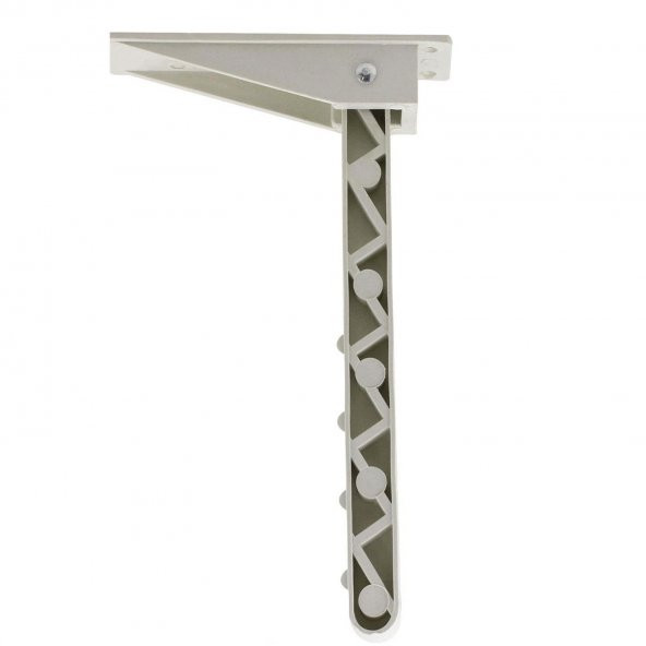 Yemek Sofra Ayağı Plastik Katlanır Yer Sofrası Sini Altı Katlanabilir 22 cm Beyaz - 2