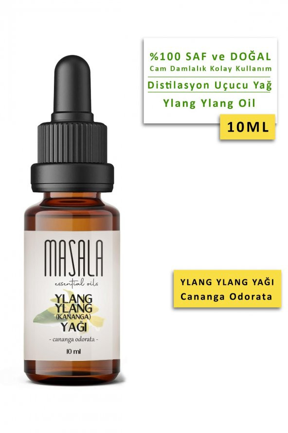 Masala Ylang Ylang (Kananga) Yağı 10 ml. - (Ylang Ylang Essential Oil) ürün görseli 1