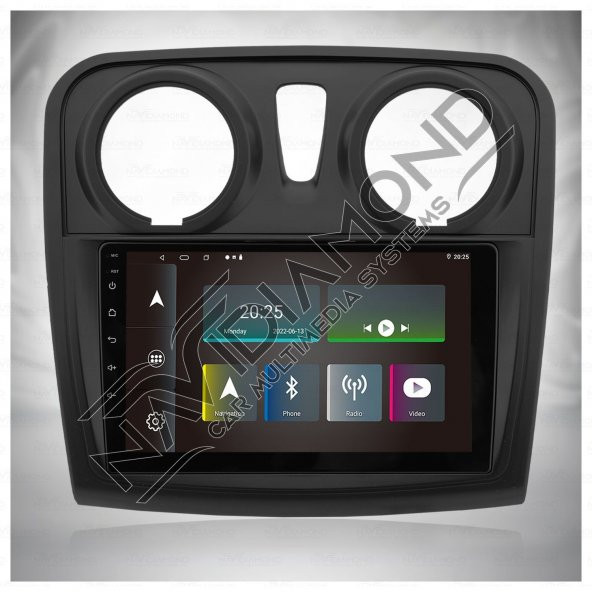 NAVIDIAMOND RENAULT SYMBOL 2 GB RAM 16 GB HAFIZA ANDROID MULTIMEDIA TEYP - 2