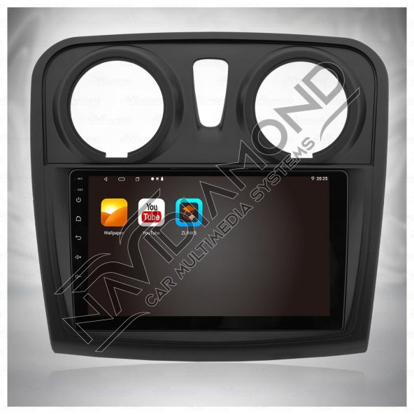 NAVIDIAMOND RENAULT SYMBOL 2 GB RAM 16 GB HAFIZA ANDROID MULTIMEDIA TEYP - 5