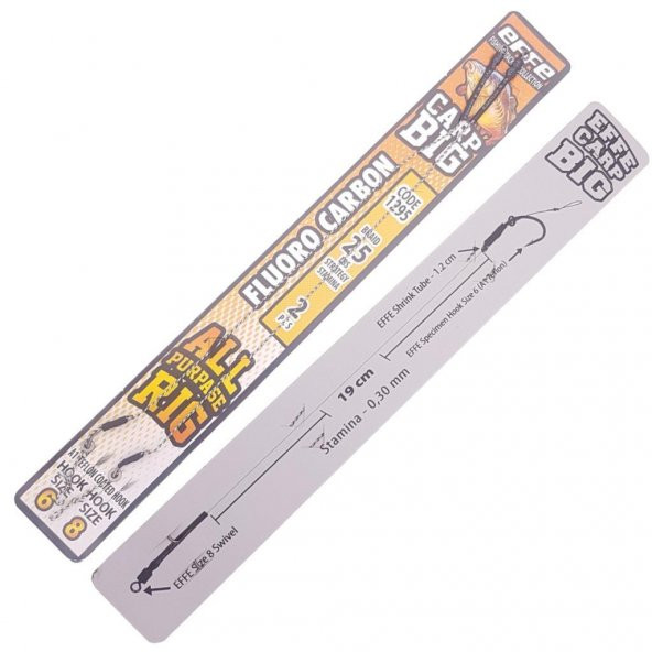 EFFE Hazır Boili Sazan Avı Rig Olta Takımı 4lü HG1295 - 2