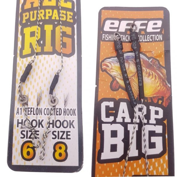 EFFE Hazır Boili Sazan Avı Rig Olta Takımı 4lü HG1295 - 3