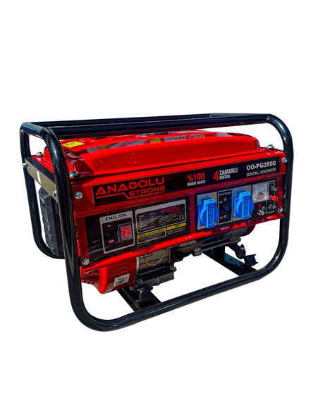 AnadoluStrong  PG3500 3.5 kVA İpli Portatif Benzinli Jeneratör 2.5 KW Bakır Sargılı - 2