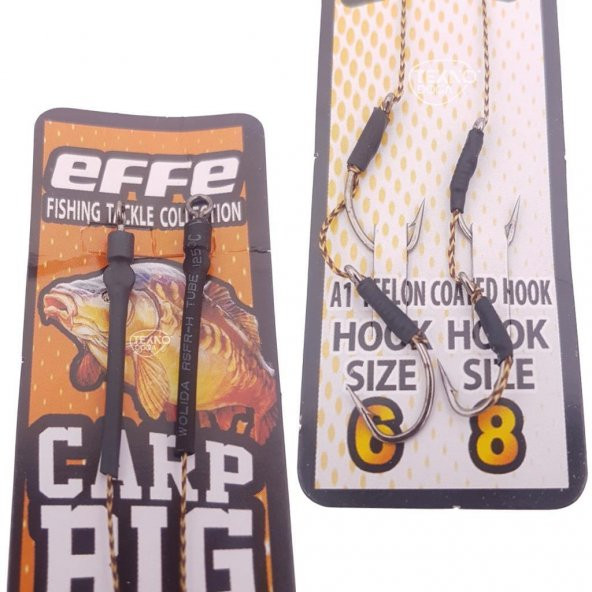 EFFE Hazır Boili Sazan Avı Rig Olta Takımı 4lü HG1293 - 3