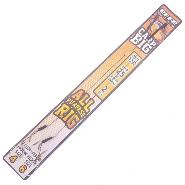 EFFE Hazır Boili Sazan Avı Rig Olta Takımı 4lü HG1290