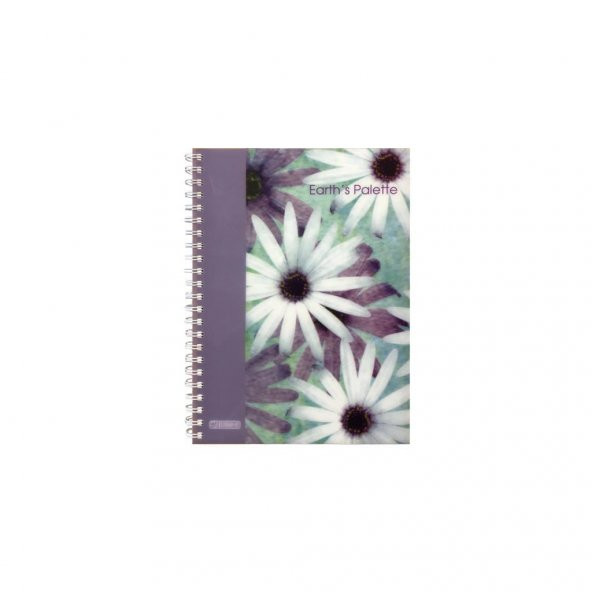 Özgün Earths Palette A4 Pp Kapak Spiralli Defter 160 Yp. Kareli - 3 Adet - 3
