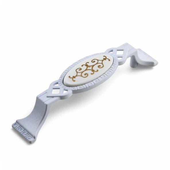 Palmira Mobilya Mutfak Dolabı Çekmece Dolap Kapak Kulpu Kulbu Beyaz (96 MM-9.6 CM) Metal Kulpları - 2