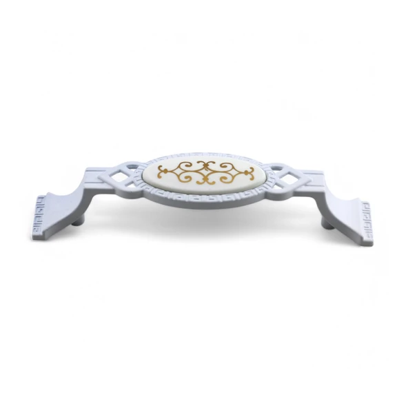 Palmira Mobilya Mutfak Dolabı Çekmece Dolap Kapak Kulpu Kulbu Beyaz (96 MM-9.6 CM) Metal Kulpları - 5