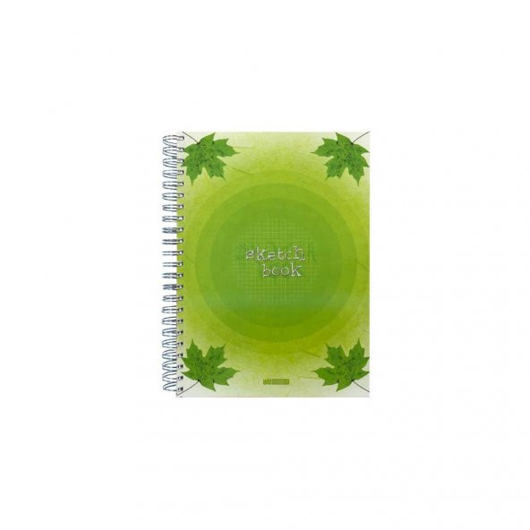Özgün A4 Spiralli Double Kapak Sketchbook Defter 180 Yp. Kareli - 4 Adet - 3