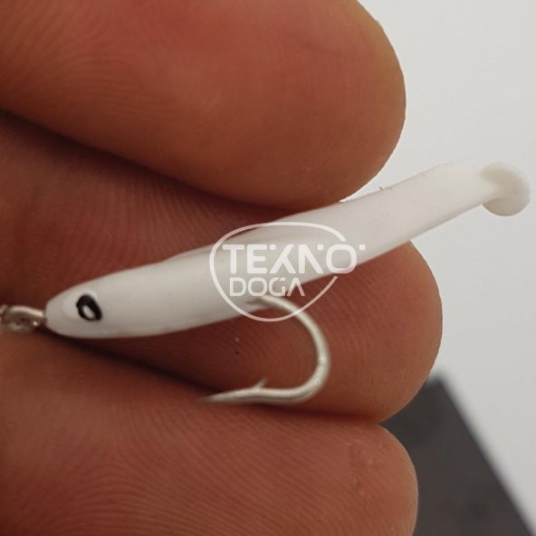 EFFE Raglu Bait Worm 3cm Kurt Çapari Beyaz HG3405 - 2