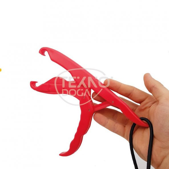 EFFE Balık Tutucu Gripper Sert Plastik Balık Tutucu Kırmızı - 2