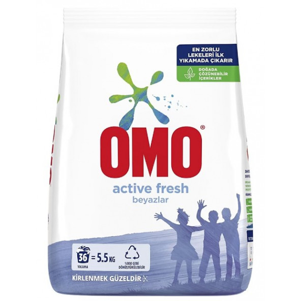 Omo Matik Active Fresh Toz Deterjan 5.5 kg