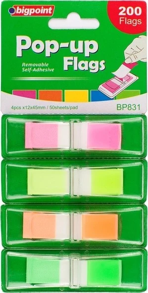 Bigpoint Pop-up Film Index 4lü BP831
