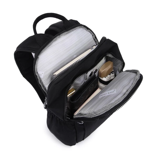 Smart Bags Küçük Boy Kadın Sırt Çantası Krinkıl Kumaş 3179 - Resim 5